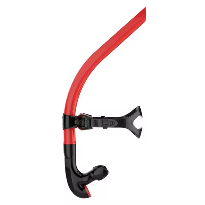 Tubo de natación de respiración de Snorkel de silicona de cabeza frontal para entrenamiento DE BUCEO BAJO el agua, equipo de buceo - 1