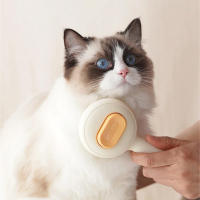 Cepillo de masaje para mascotas, aguja de aseo para perros y gatitos, botón de autolimpieza, removedor de pelo, peine, suministros de limpieza para mascotas - details 7