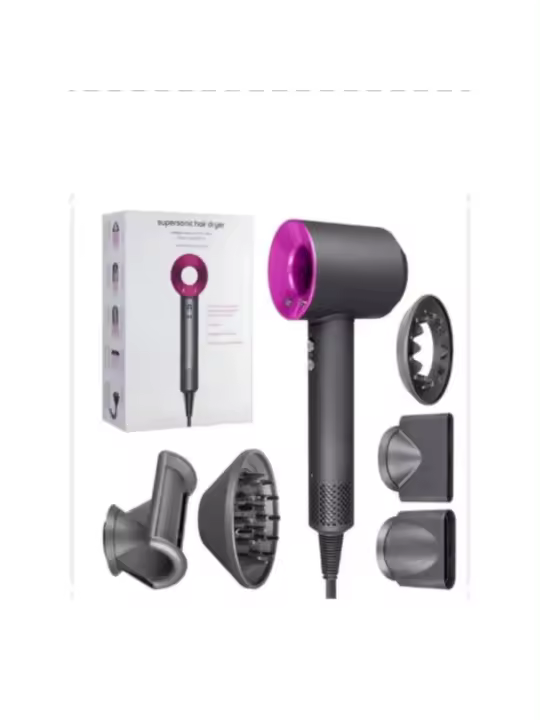 Secador de pelo profesional 5 en 1 el cual Incluye cinco accesorios de cepillo intercambiables. - 1