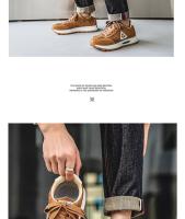Nueva plataforma antideslizante y resistente al desgaste, zapatos deportivos versátiles de moda casual para hombres. - details 7