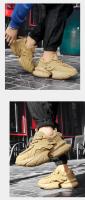 Primavera otoño moda transpirable hombres zapatillas 2025Nuevo encaje hasta suela gruesa elevada zapatos vulcanizados de los hombres Tenis Masculino - details 17