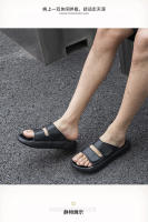 Nueva ropa exterior sandalias de una palabra Velcro zapatos de playa de cuero de suela blanda con suela plana hombres - details 8