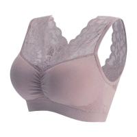 Sujetador de Encaje Sin Costuras para Mujeres Lencería de Belectividad Inalámbrica con Push Up - details 3