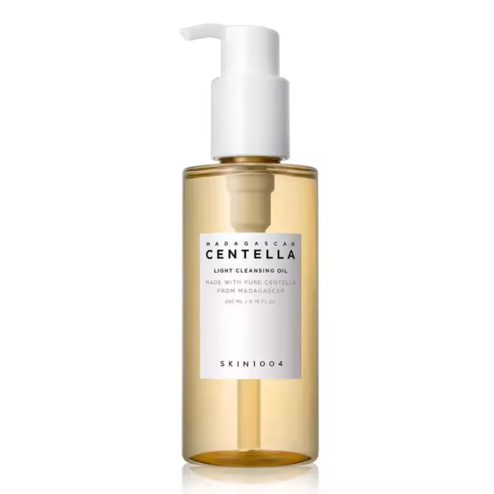 Madagascar Centella Light Oil 6.76 fl.oz, 200ml limpiador facial suave para deportes y reuniones al aire libre - 1