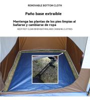 Tienda ducha camping al aire libre privacidad vestidor Protección solar - details 9