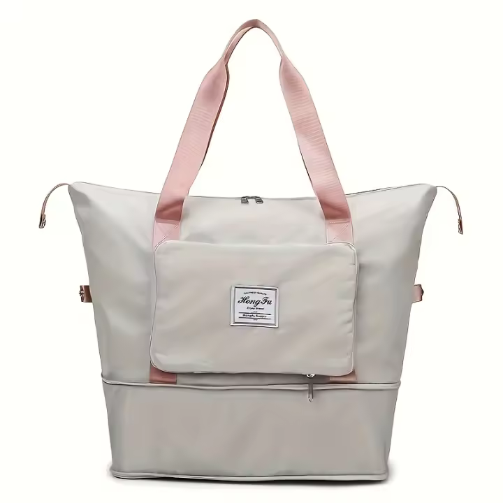 Bolsa de Yoga plegable de gran capacidad, bolso de hombro portátil deportivo de separación seca y húmeda - 1