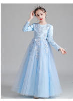 Vestido de tul esponjoso estilo princesa otoñal para niñas, ideal para presentaciones. - details 22