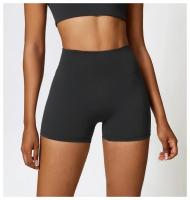 Pantalones cortos de Yoga para mujer, mallas de cintura alta de Color sólido, suaves, ajustados, deportivos, de compresión - details 2