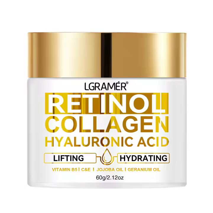 Retinol crema facial antienvejecimiento hidratante eliminador de arrugas cremas de ácido hialurónico de colágeno cosmético para el cuidado de la piel 30 y 60ML - 1