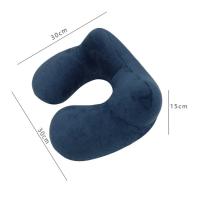 Almohada de Viaje Inflable en Forma de U Almohada de Air Portátil Cojín de Soporte para el Cuello - details 2