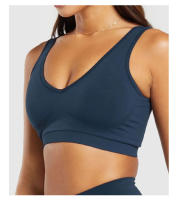 Sujetador deportivo sin costuras para mujer, ropa interior de licra, elástica, transpirable, mejora el pecho, para el día a día, novedad - details 6