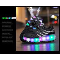 Zapatos de Ruedas Baozou Modelos Sencillos y Dobles Automáticos LED de Luz - details 56