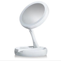 Espejo maquillaje con luz,Plegable y fácil de transportar, adecuado para exteriores y viajes. - details 3