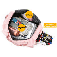 Bolso Deportivo para Mujer Bolso de Gimnasio Bolso de Mano para Yoga Separación Wet And Dry Bolso Cruzado para Fitness Equipaje de Viaje Bolso de Hombro para Zapatos Material de Nylon Fabricado en China - details 4