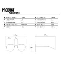 Gafas de sol de leopardo ovaladas pequeñas y sexys para mujer, encantadoras Ins sin maquillaje, montura de gafas lisas, gafas decorativas bonitas para ordenador - details 0