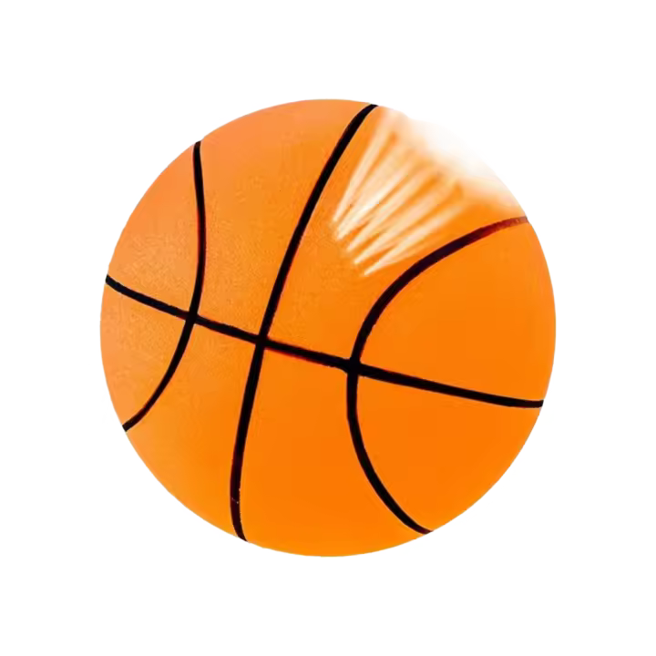 Baloncesto Silencioso Para Niños Y Adultos 18/21/24CM Entrenamiento De Dribbling Interior Balón Mudo Para Jóvenes Y Adultos - 1