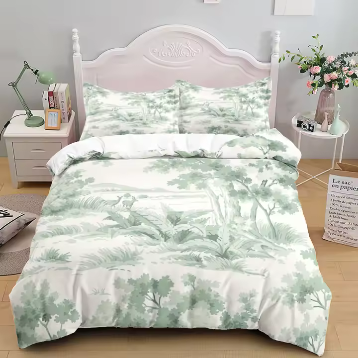 Juego de funda nórdica antigua Spinulosa, juego de ropa de cama de tamaño individual, King, Queen, doble, completo, doble - 1