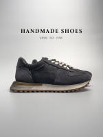 Zapatos deportivos para hombre, hechos a mano, estilo maduro, retro, de cuero, con suela gruesa y transpirable. - details 14