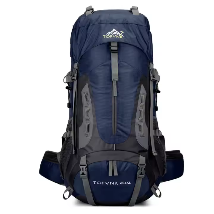 Mochila de viaje para Hombres y mujeres, bolsa de lona de senderismo, senderismo, camping, 70L - 1