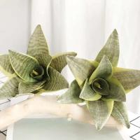 Plantas artificiales para decoración del jardín del hogar, rama de Sanseviria de plástico, bonsái DIY, plantas falsas para exteriores - details 11