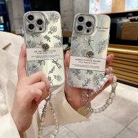 Funda de Teléfono con Patrón de Flor para iPhone Con Correa para Mujeres - details 2