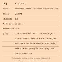 Reloj Inteligente para Mujeres SANLEPUS, Rastreador de Actividad Física, Monitor de Salud para Frecuencia Cardíaca, Oxígeno en Sangre y Sueño, Pantalla AMOLED de 1.19'' Reloj Inteligente de Fitness para Android iPhone, Correas Dobles de Acero y Silicona - details 17