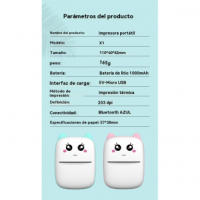 Mini Impresora Térmica de Etiquetas Teléfono Móvil Foto Pequeña Impresora de Error Portátil de Bolsillo para Estudiantes - details 0