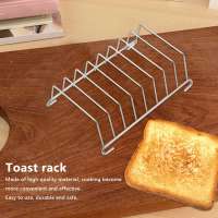 Rejilla de refrigeración para pan, soporte para tostadas, 2 piezas, 8 agujeros, rectangular, accesorios para freidora de aire, Organizador - details 1