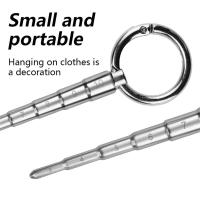 Leten macho de acero inoxidable uretral Dil sonido enchufe uretra estimular dilatador masturbación varilla juguetes sexuales para hombres - details 4