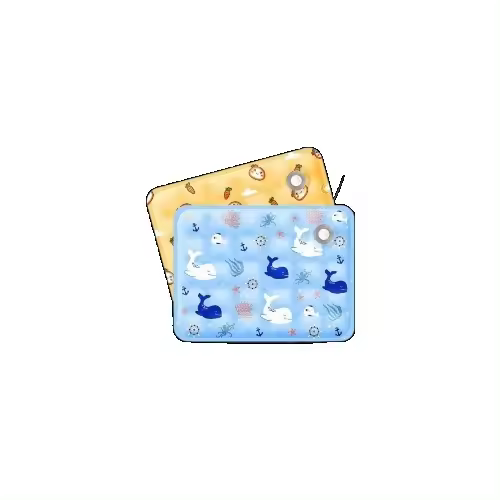 Alfombrilla refrescante para mascotas, alfombrilla refrescante con gel de hielo y agua añadida, alfombrilla para cama fría para perros, cojín de hielo portátil duradero para perros pequeños y grandes - 1