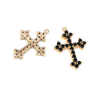 Colgantes de Cruza de Latón Dorado de 18K Joyería DIY Hallazgos de Collares y Pendientes - details 3