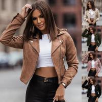 Chaqueta corta ed para mujer, top de terciopelo con inclinación - details 1