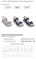 Nuevas sandalias de cuero para mujer, zapatillas deportivas con tacón inclinado, velcro ligero de gran tamaño para mujer - details 1