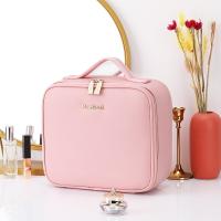 Estuche De Maquillaje Portátil Con Espejo Y Divisores Ajustables En 3 Colores Organizador Impermeable Para Cosméticos Regalo - details 9