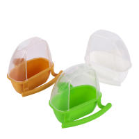 Comedero para jaula de pájaros, cuenco colgante de agua para loros y pájaros, caja de comedero para mascotas, contenedor de comida de plástico, suministros para pájaros, 1 unidad - details 6