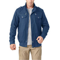 Chaqueta de Algodón para Hombres MAGCOMSEN Abrigo de Viento con Cremallera Multi-Bolsillos - details 25
