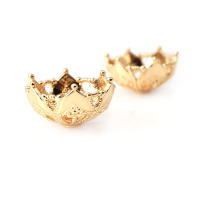 Tapas de Abalorios de Brasso Dorado 18K de Alta Calidad Accesorios de Joyería DIY para Collares y Pendientes - details 6