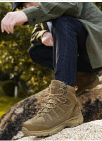 Botas de entrenamiento de combate tácticas para hombre, zapatos de senderismo de respuesta rápida antidesgaste para acampar al aire libre, zapatillas de pesca y caza - details 22
