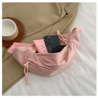 Bolso de pecho de plátano para mujer, bandolera de lona para correr, riñonera informal deportiva, cinturón de media luna - details 1