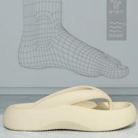 Chanclas de suela gruesa con aumento de altura, sandalias de verano para mujer, novedad de 2025 - details 0