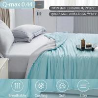 Manta refrescante para cama, edredón sedoso para aire acondicionado, colcha de verano ligera y refrigerada con tela fría y refrescante de doble cara - details 4