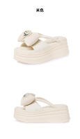 Sandalias de Plataforma para Mujeres Nuevo Verano Zapatos de Playa Versátiles de Alta Gama para Aumentar la Altura - details 41