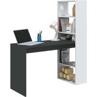 Estantería Reversible Mesa de Ordenador Blanco Artik y Roble Canadian Modelo Doble - details 8