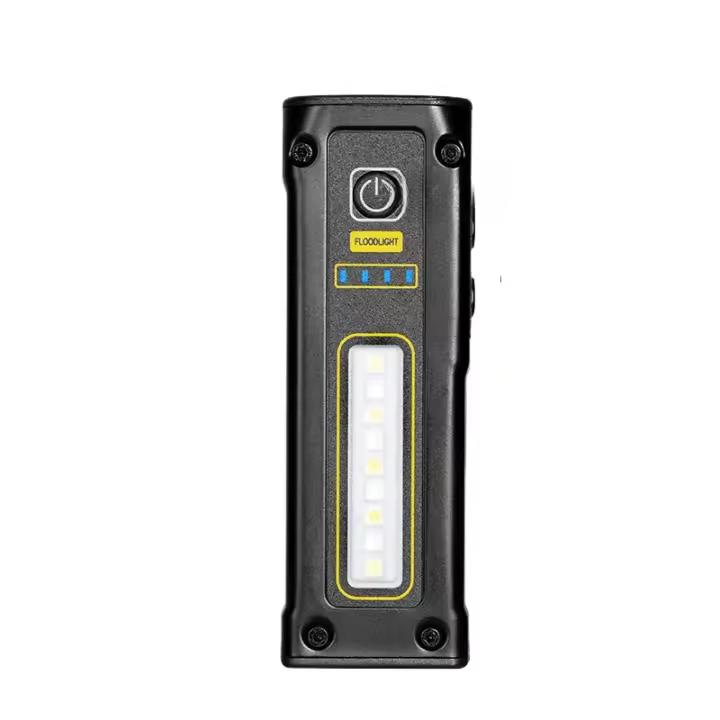 MINI linterna LED recargable portátil para exteriores, lámpara de servicio de emergencia con linterna magnética potente de largo alcance para pesca - 1