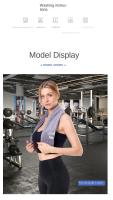 Toalla de microfibra antideslizante para gimnasio, toalla refrescante de secado rápido para Yoga, ejercicio, natación y Fitness, para correr en la playa y el cuerpo, 42x95cm - details 10