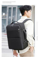 Mochila de equipo multifuncional para niñas, bolsa de ordenador simple de negocios para viajes de negocios - details 13