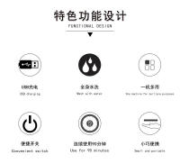Kemei-Afeitadora eléctrica rotativa recargable para hombres, Kit de aseo, afeitado con recortador de nariz, recortador de patillas, cepillo de limpieza facial - details 1