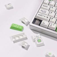 Teclado nical gigante blanco verde 148 teclas Pbt sublimación térmica teclas personalizadas de altura Original de fábrica - details 5