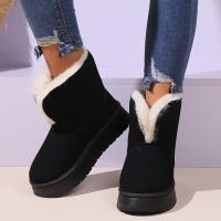 Botas de nieve para mujer, botines planos cálidos de invierno, zapatos de señora - details 1