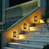Luces solares de llama para exteriores, candelabro de pared para Patio, cubierta, entrada, impermeable, parpadeante, 1-8 unidades - details 8